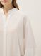 White viscose-blend blouse, regular fit, with Mandarin collar_3