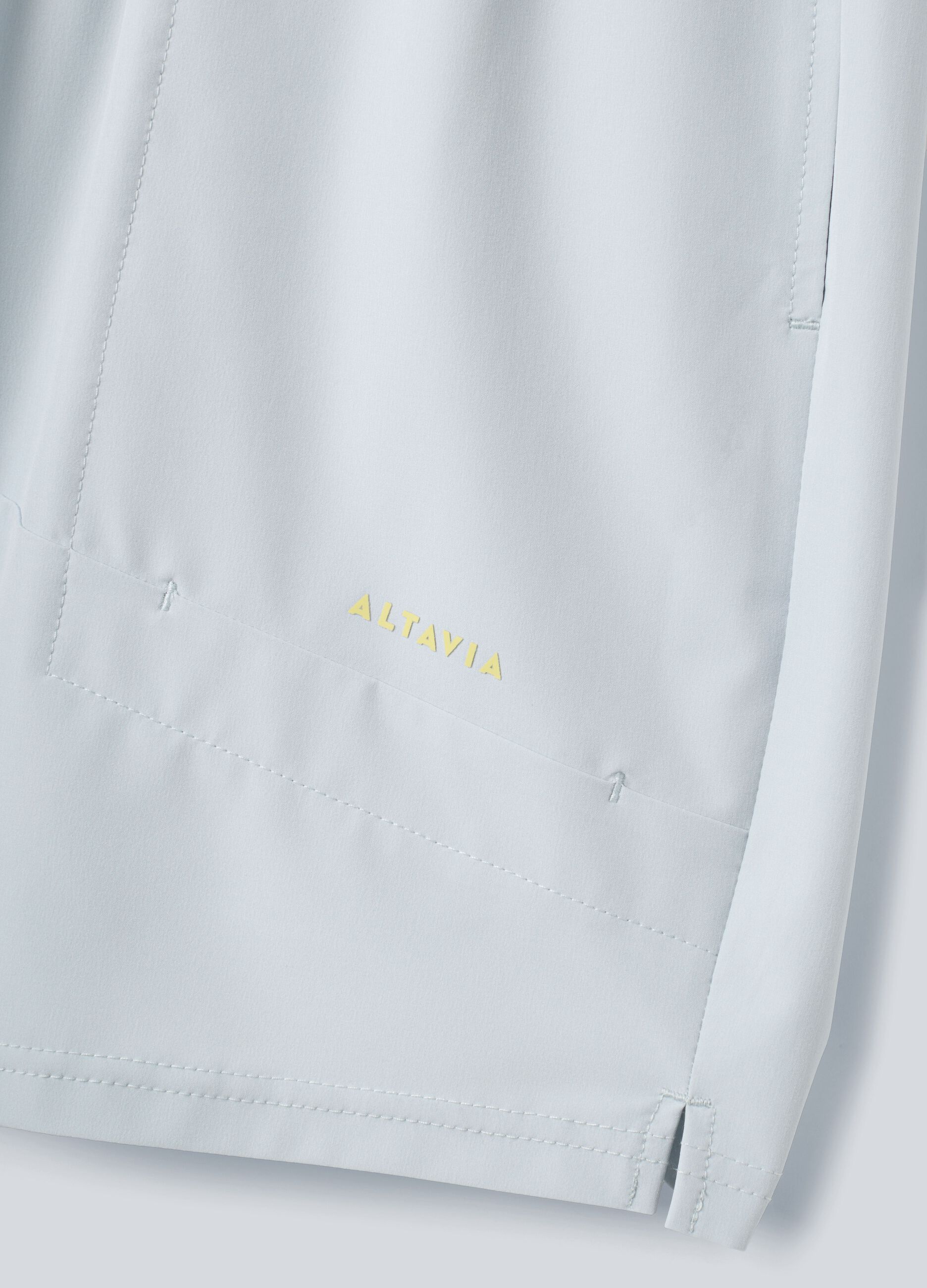 Grey ALTAVIA COURT sports shorts in stretch fabric