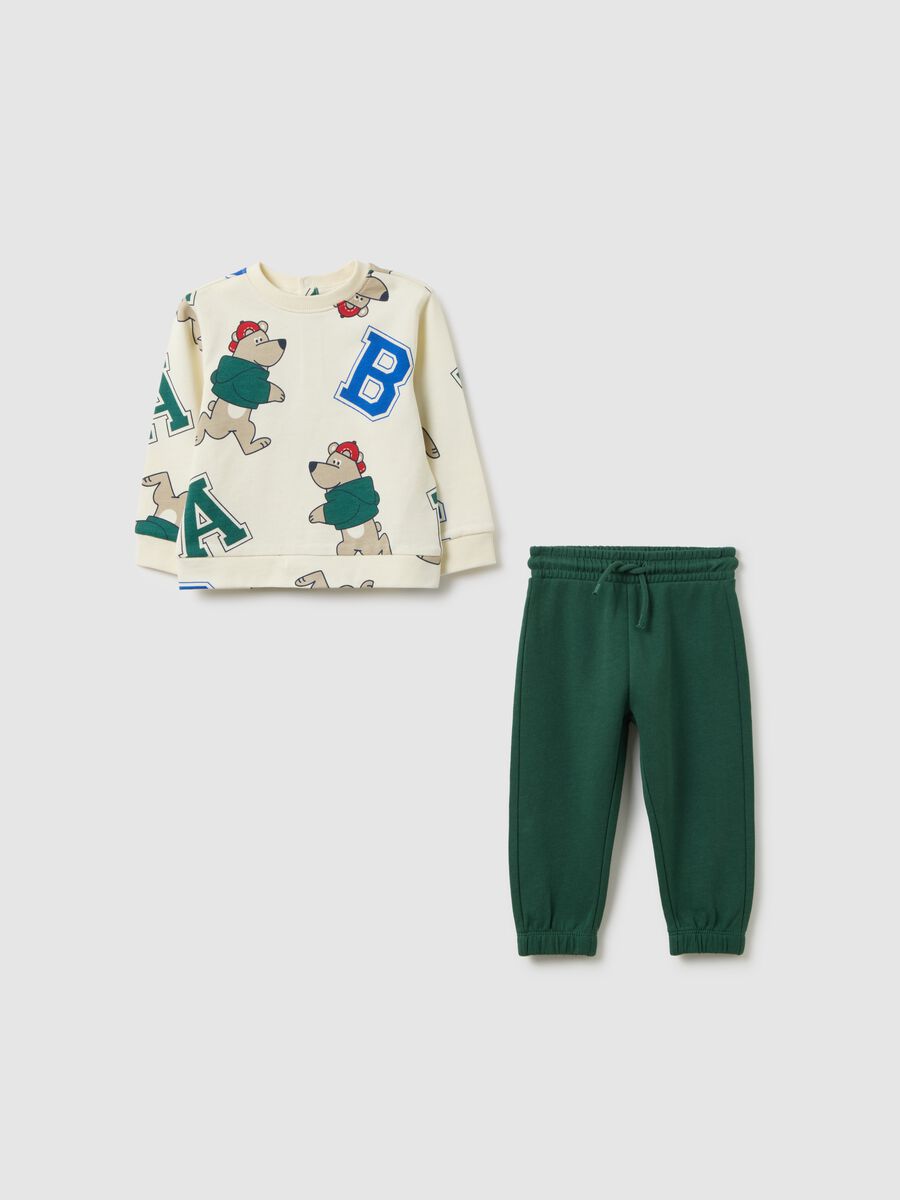 Children's multicolor pure cotton regular fit outfit_0