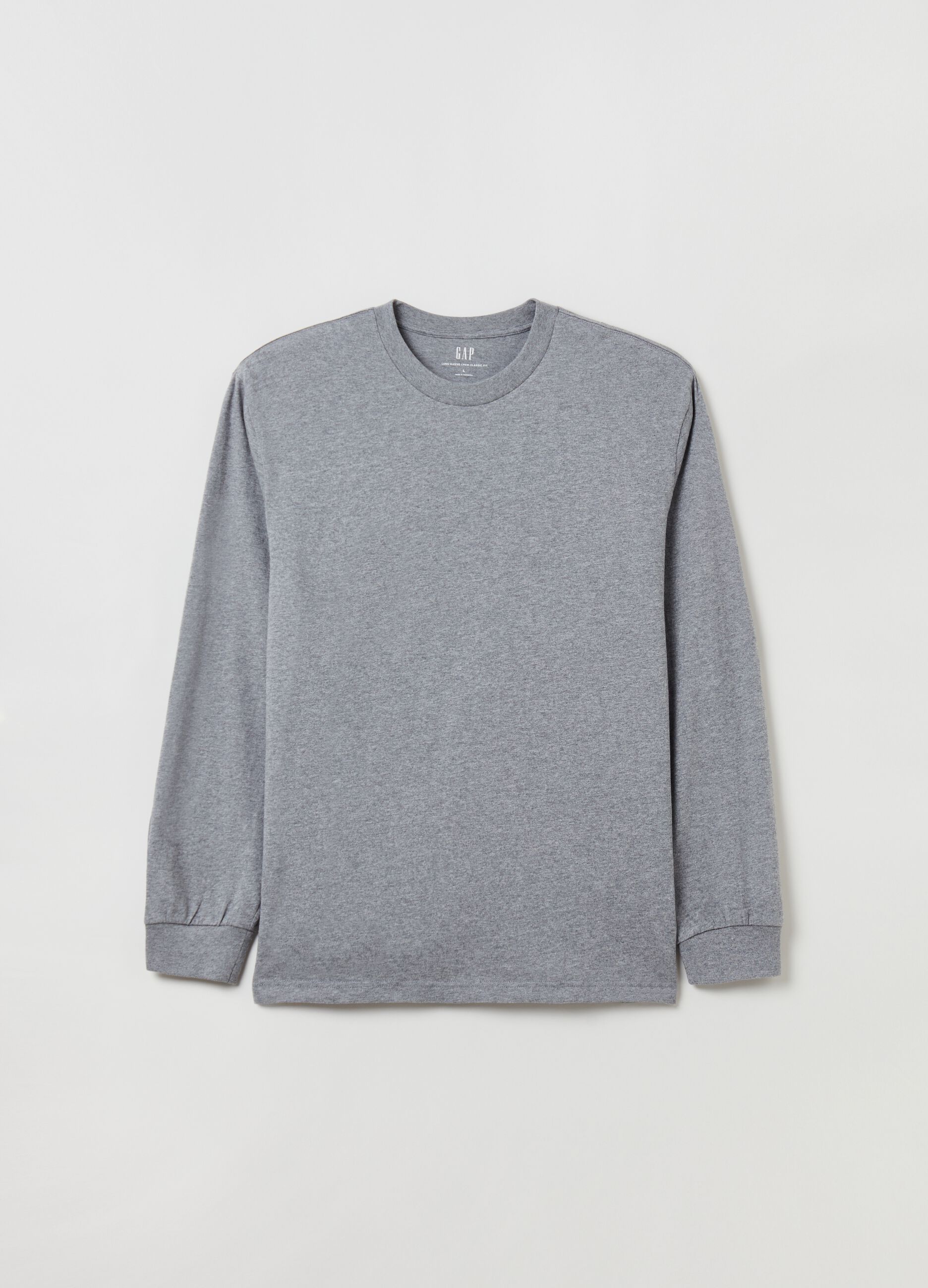 T-shirt a maniche lunghe in cotone bio