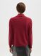Red regular fit turtleneck jumper_2