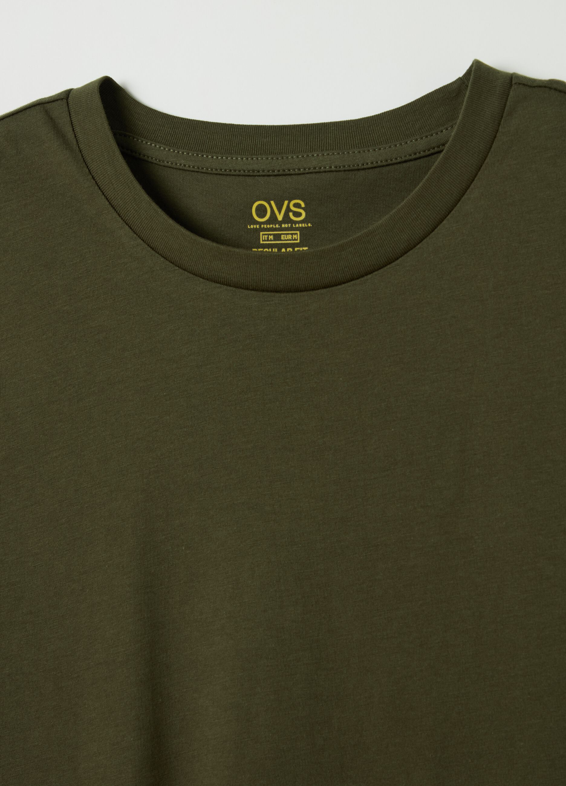 T-shirt regular fit in cotone 
