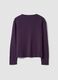 Dark purple fitted crew-neck long-sleeve top_6