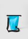 Blue waterproof bag with adjustable shoulder strap_1