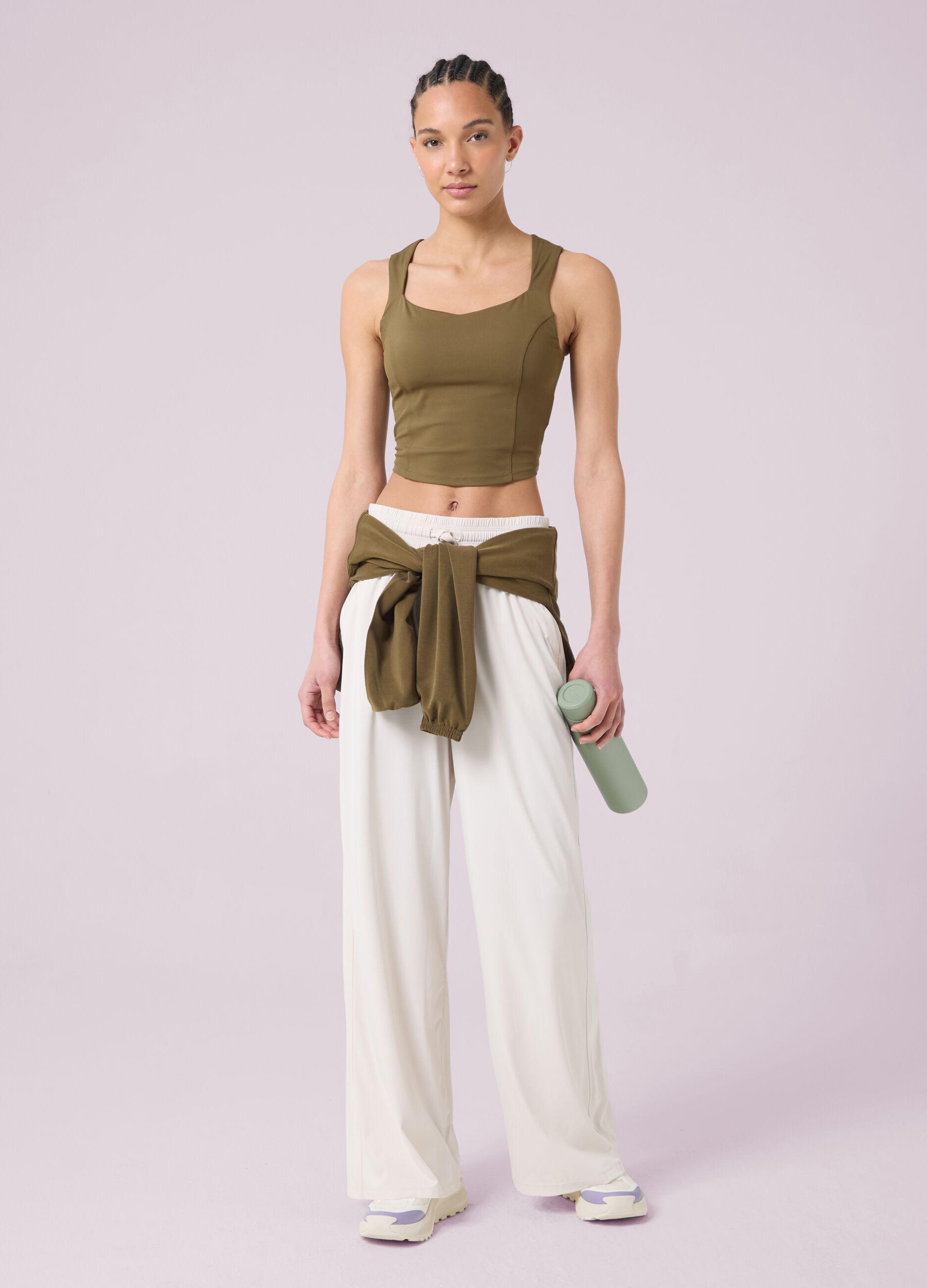 ALTAVIA STUDIO wide-leg trousers with drawstring