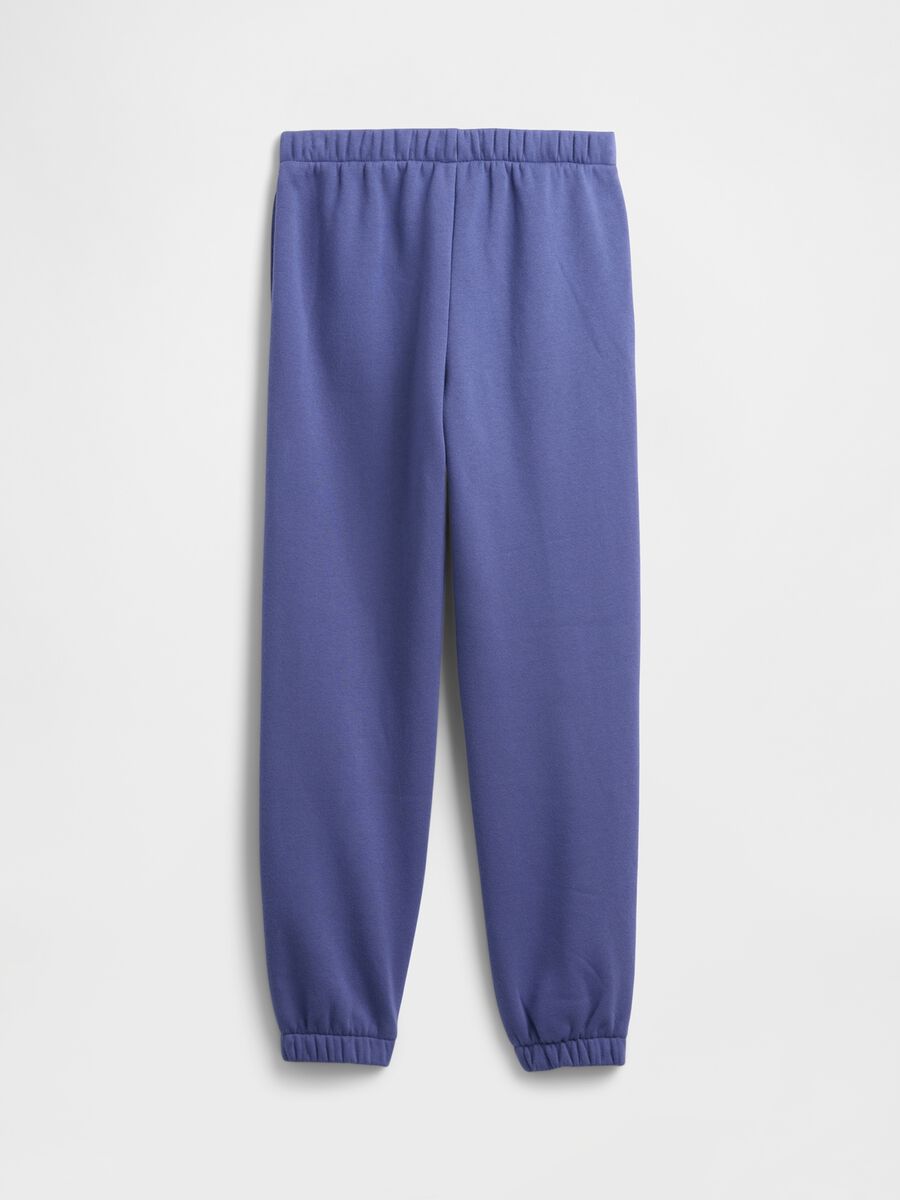 Girls' purple jogger trousers_1