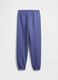 Girls' purple jogger trousers_1