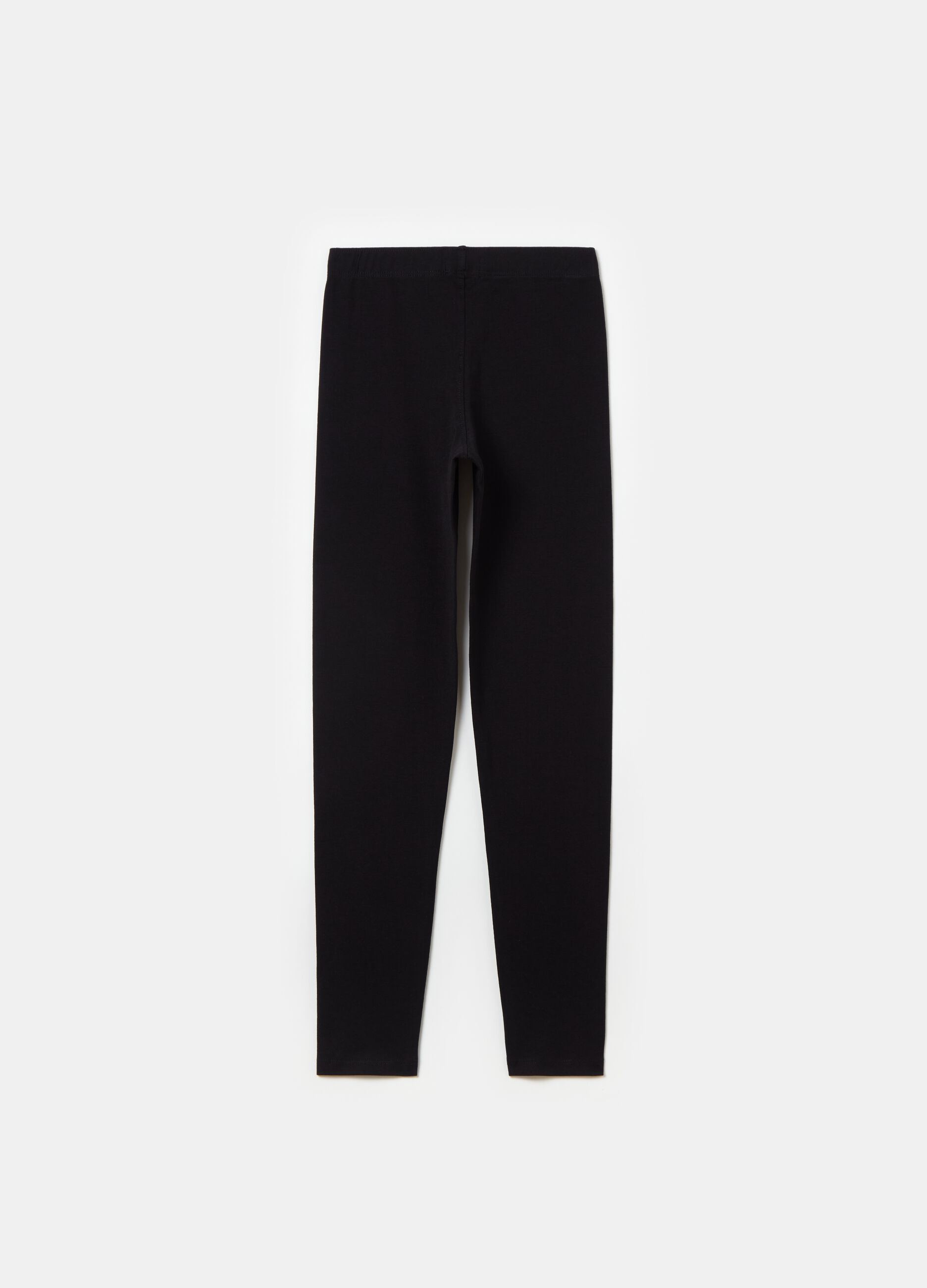 Leggings in stretch cotton