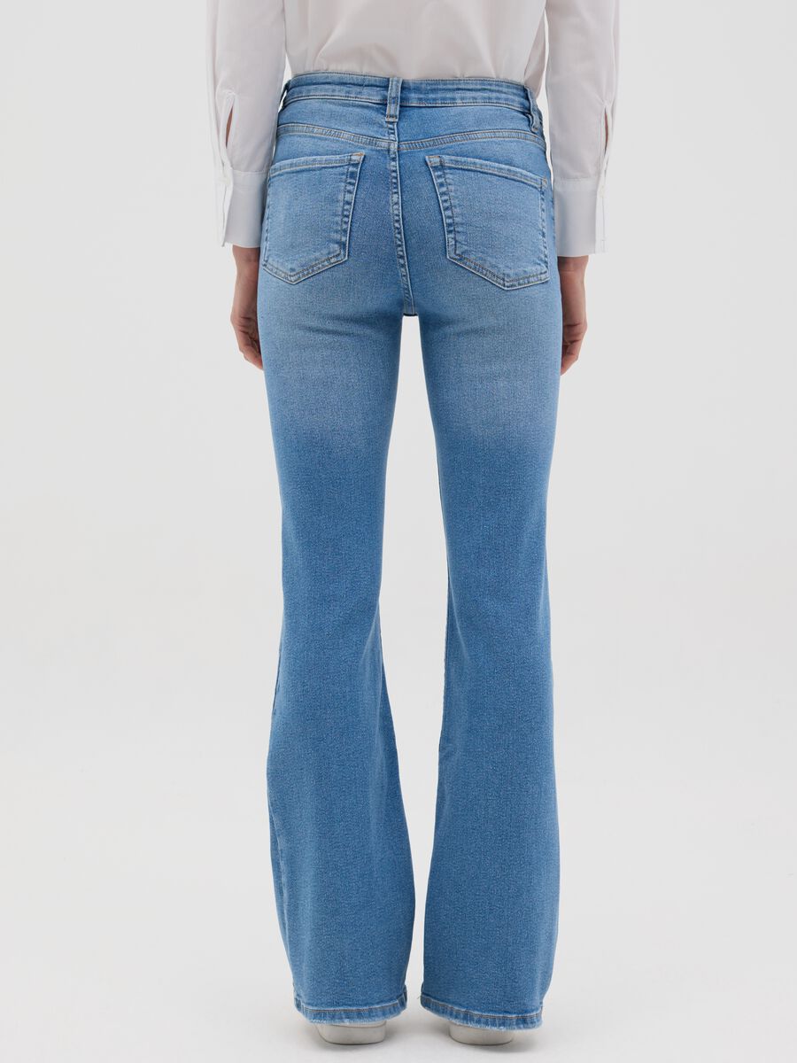Flare-fit stretch jeans_3