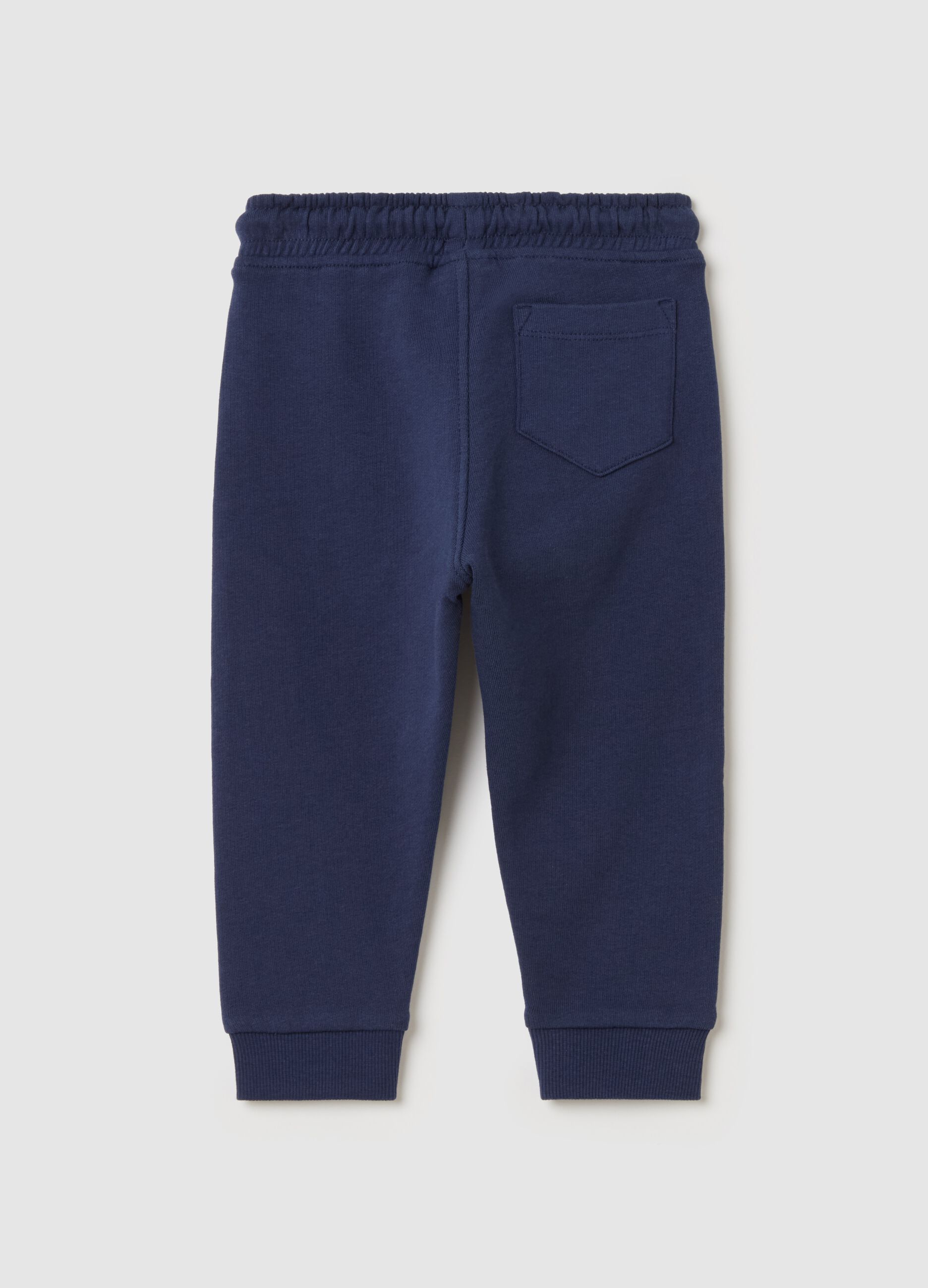 Joggers in cotone con coulisse 