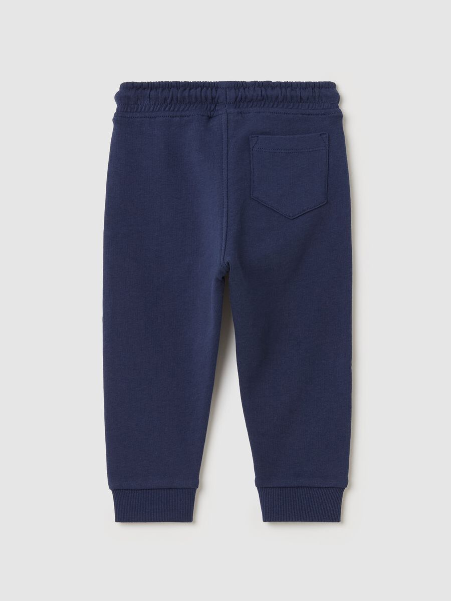 Cotton joggers with drawstring_1