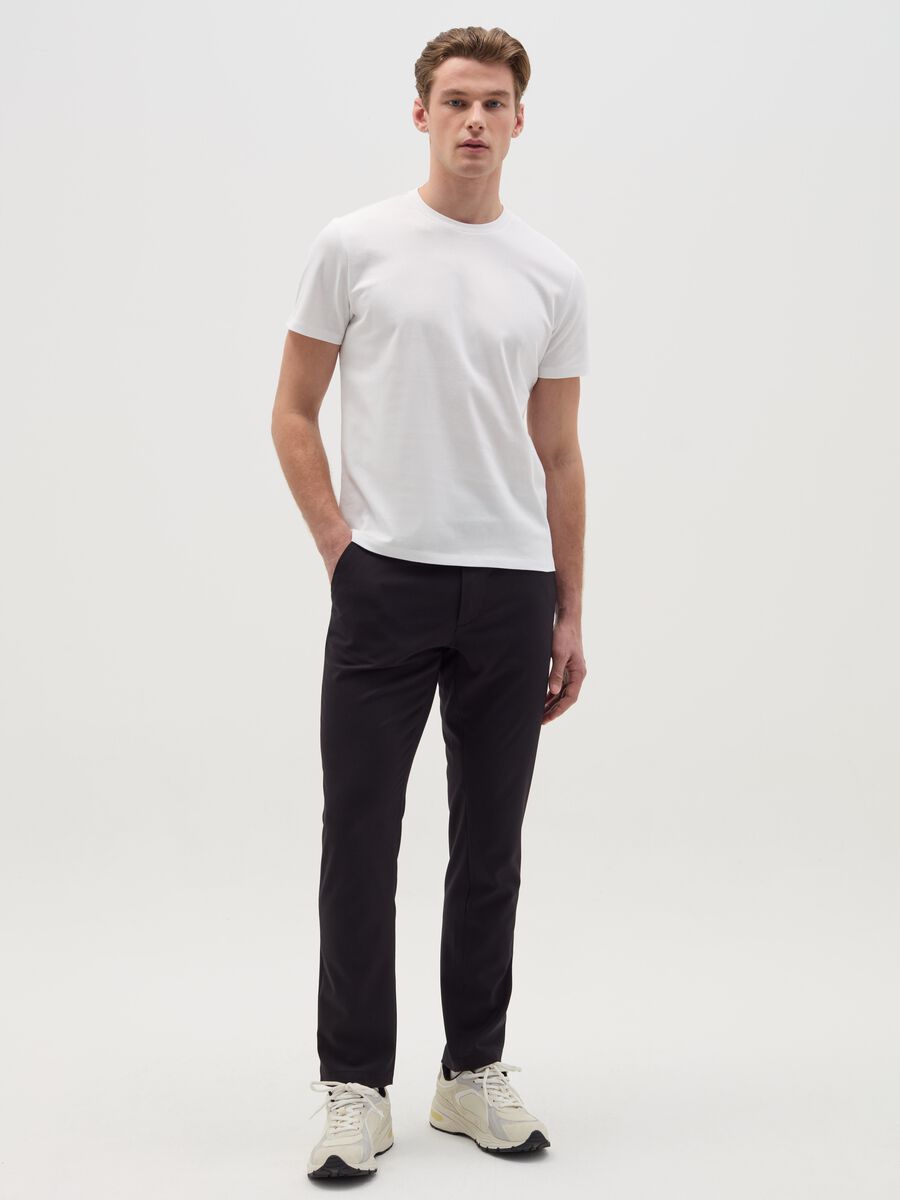 T-shirt with technical fabric_1