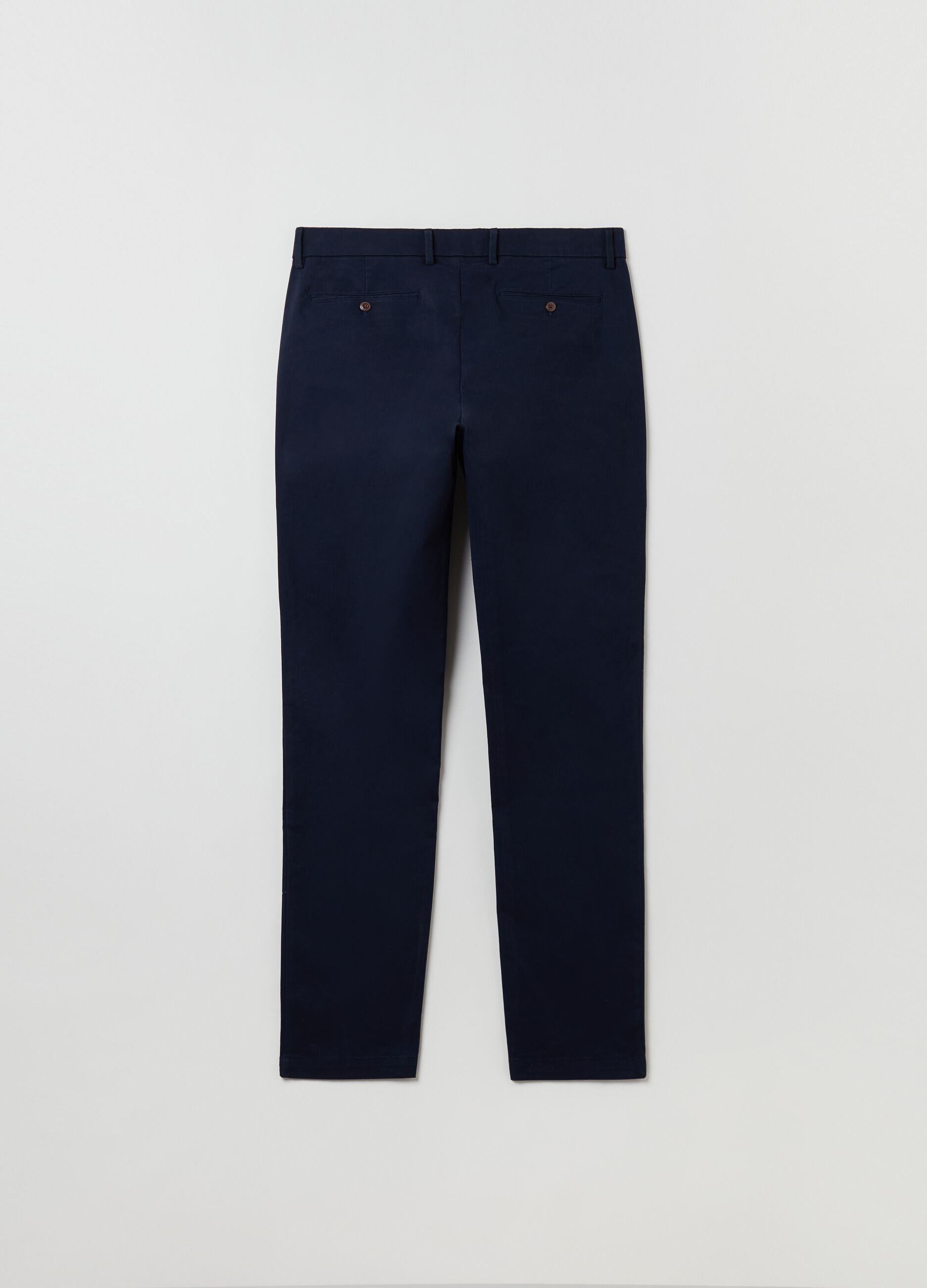 Pantaloni chino skinny fit in cotone stretch