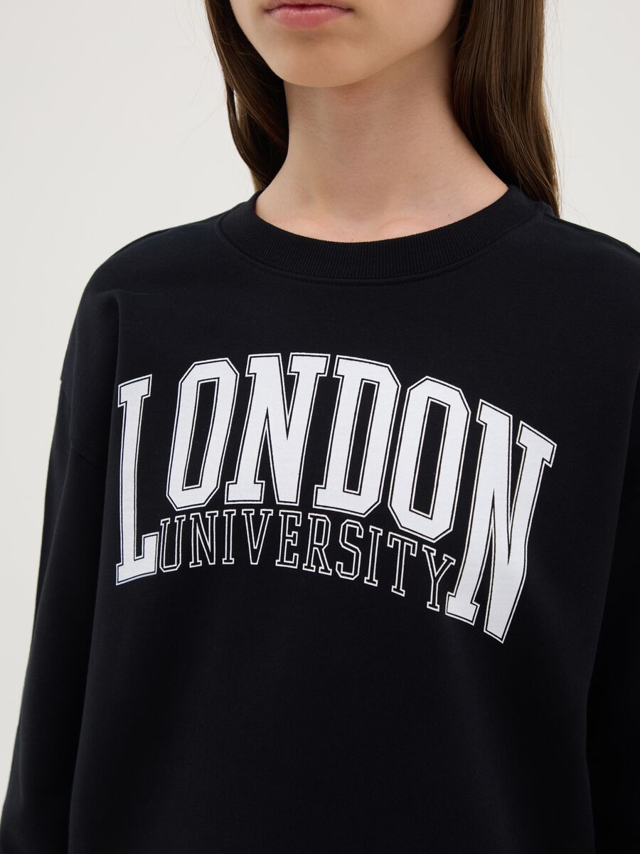 French terry sweatshirt with print_1