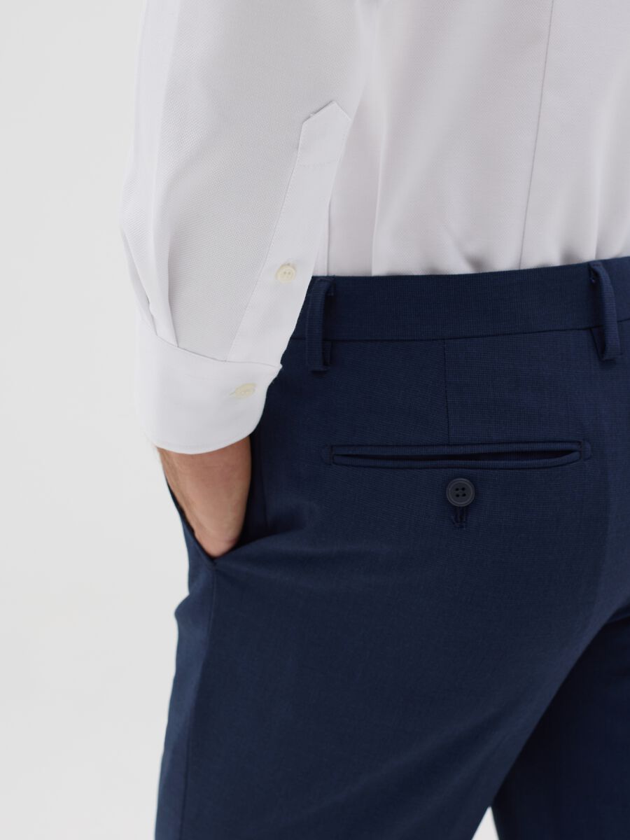 Slim-fit shirt in no-iron cotton_3