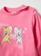 Pink striped pure cotton baby pyjamas with Jerry and Tuffy print_2
