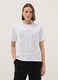 White pure cotton regular-fit T-shirt with rhinestone motif_1