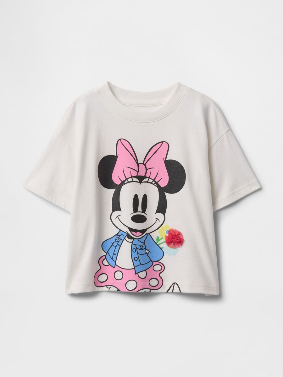 Boxy-fit T-shirt with Minnie Mouse print_0