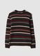 Multicolour crew-neck jumper in stretch wool and alpaca_0