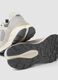 Grey casual lace-up trainers with running-style sole_1
