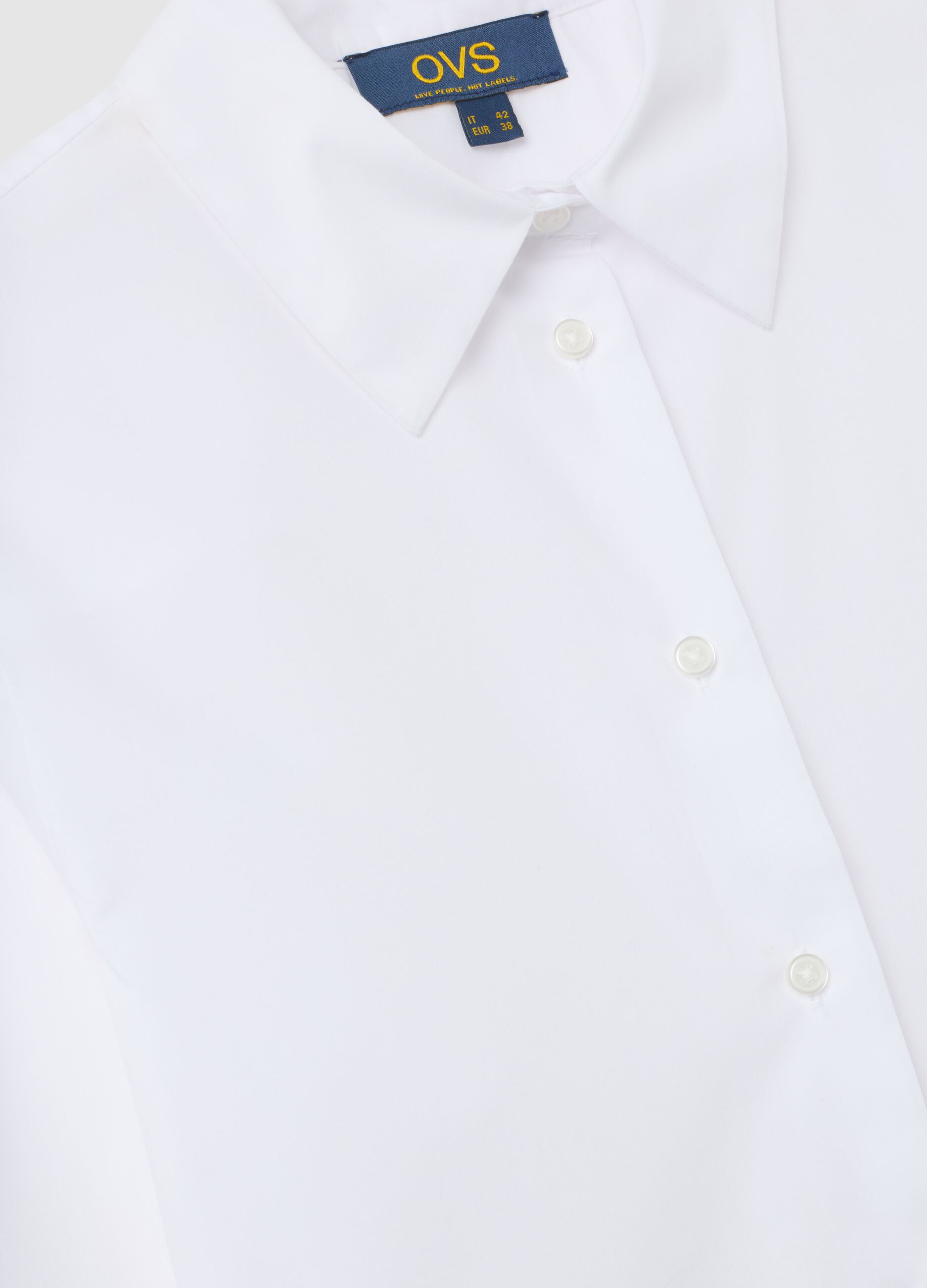 Camicia in cotone bianca slim fit