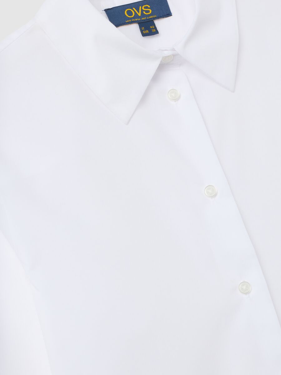 Camicia in cotone bianca slim fit_5