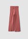 Pink regular-fit trousers with bow_0