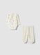 White organic cotton and stretch lyocell set with koala prints_1