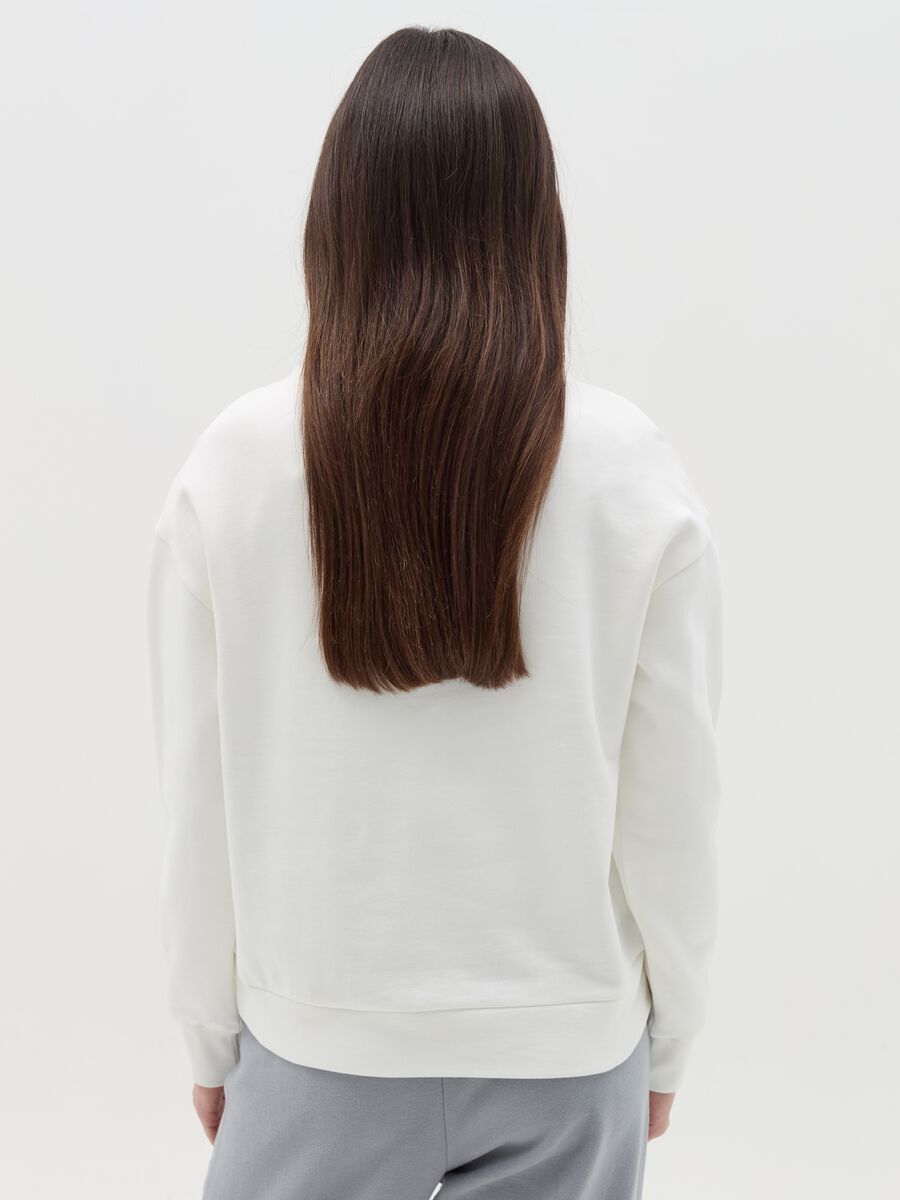 Sweatshirt in cotton with print_1