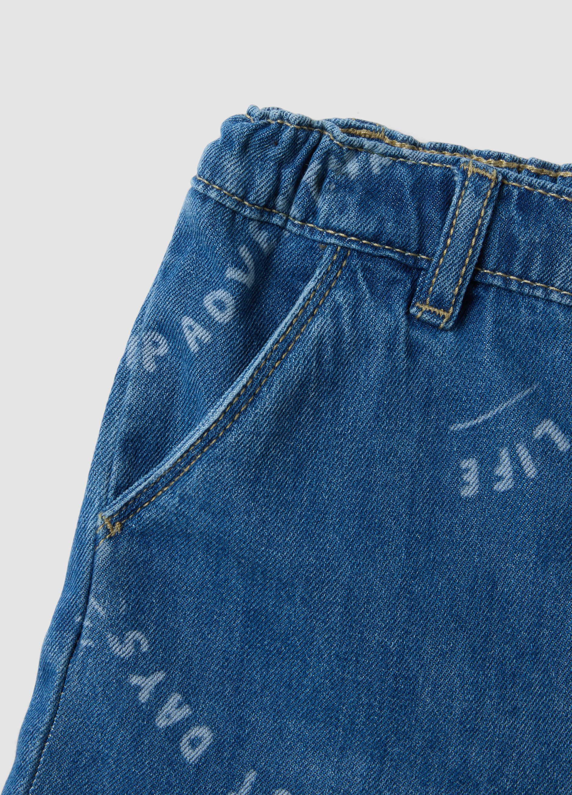 Baby boys&rsquo; pure cotton printed shorts, regular fit