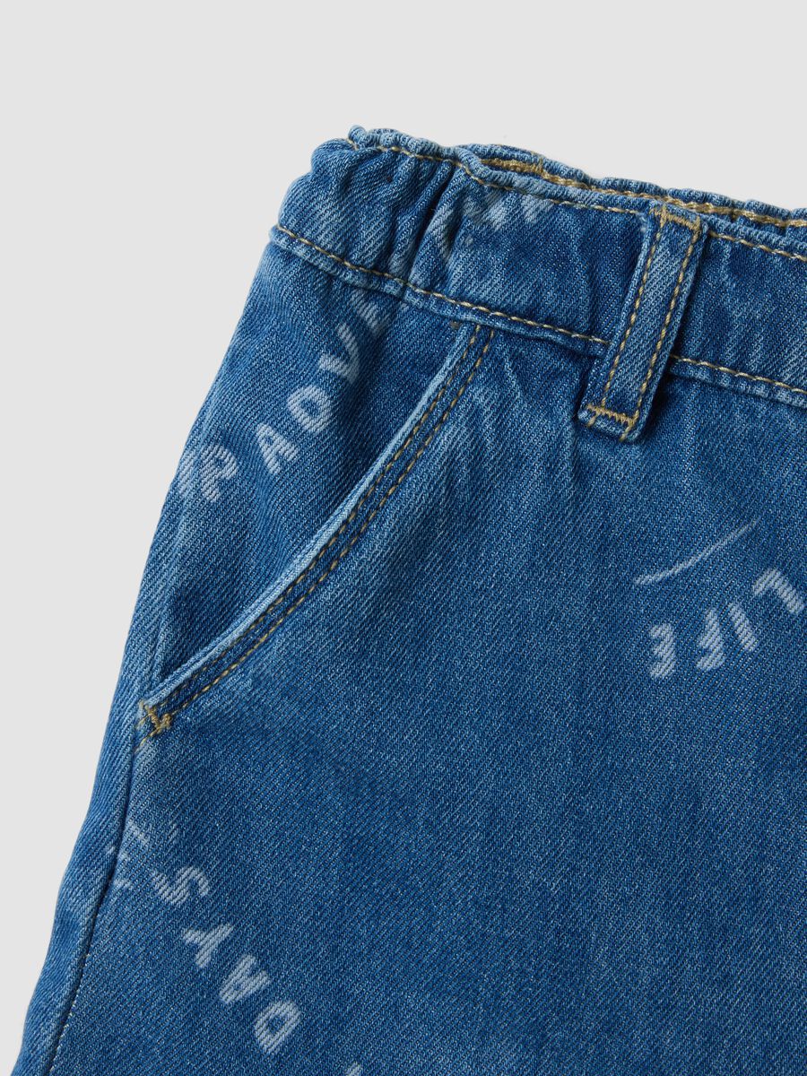 Baby boys&rsquo; pure cotton printed shorts, regular fit_3