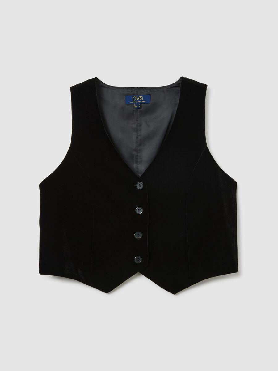 Gilet nero slim fit_4