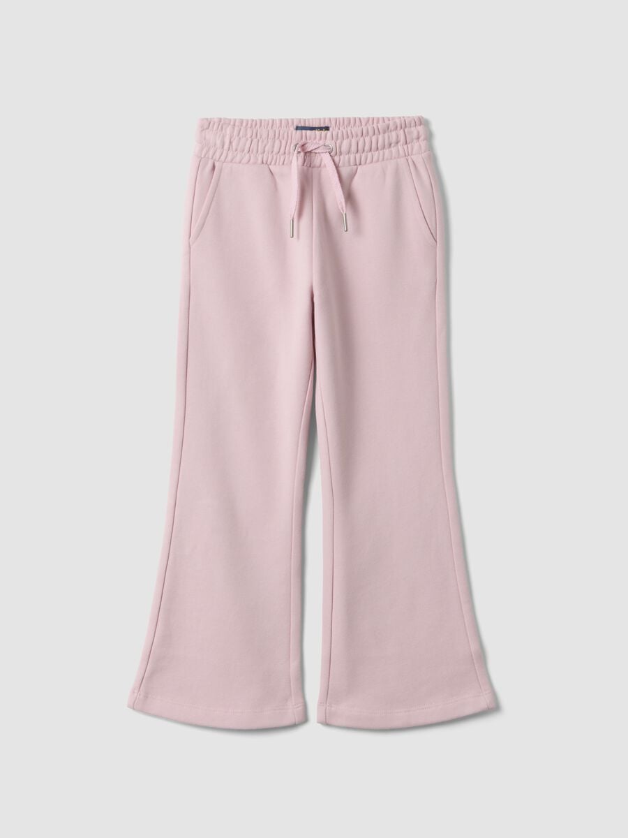 Pantaloni rosa in puro cotone organico_0