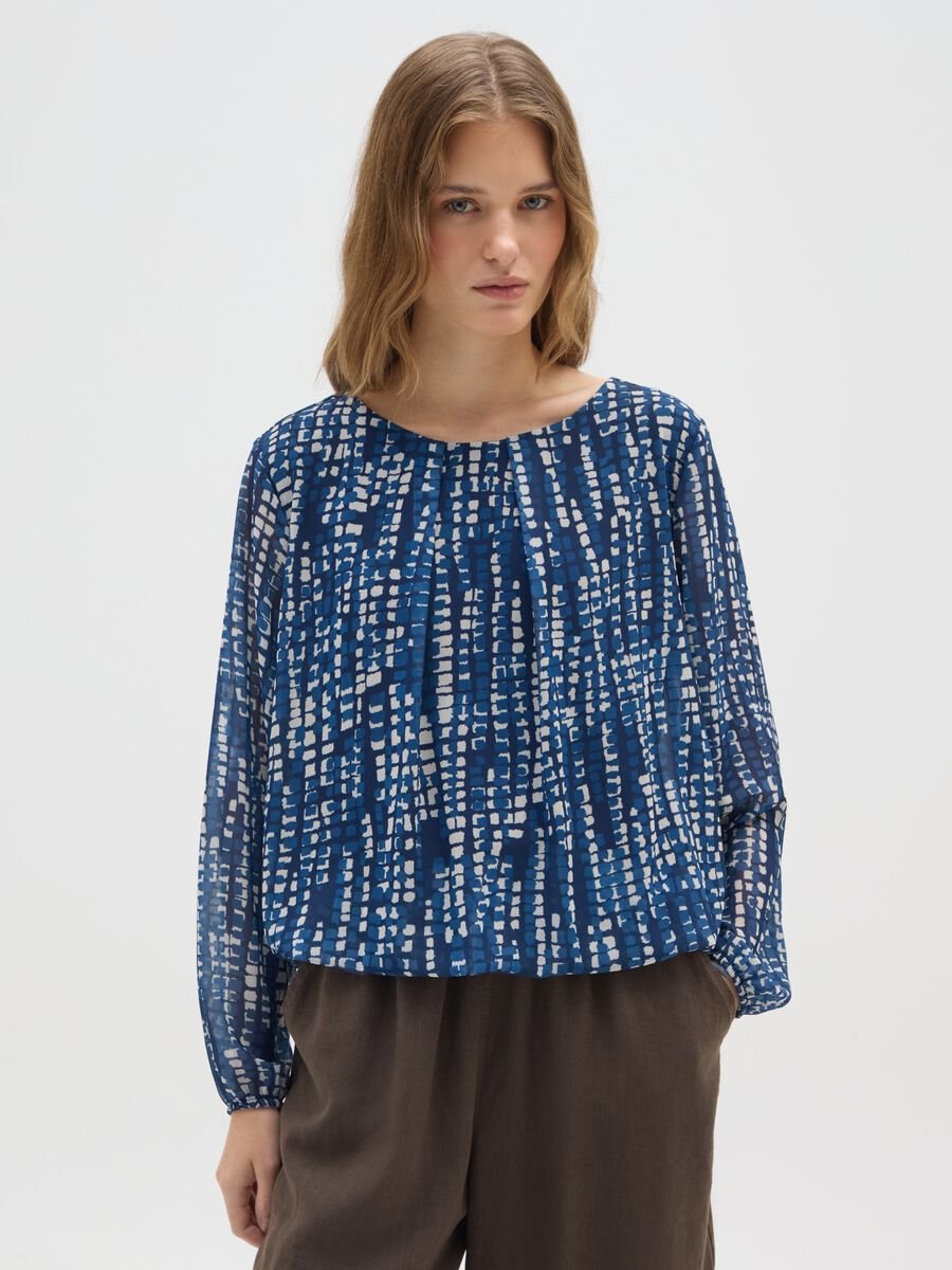 Multicolour regular fit sweater with pattern_0
