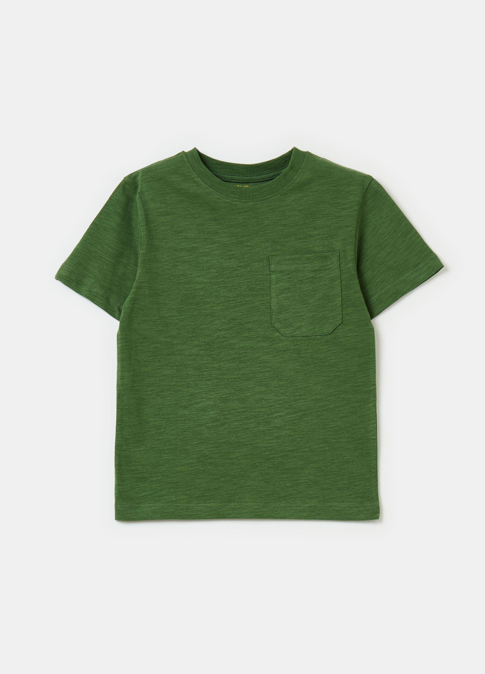 Cotton T-shirt with pocket
