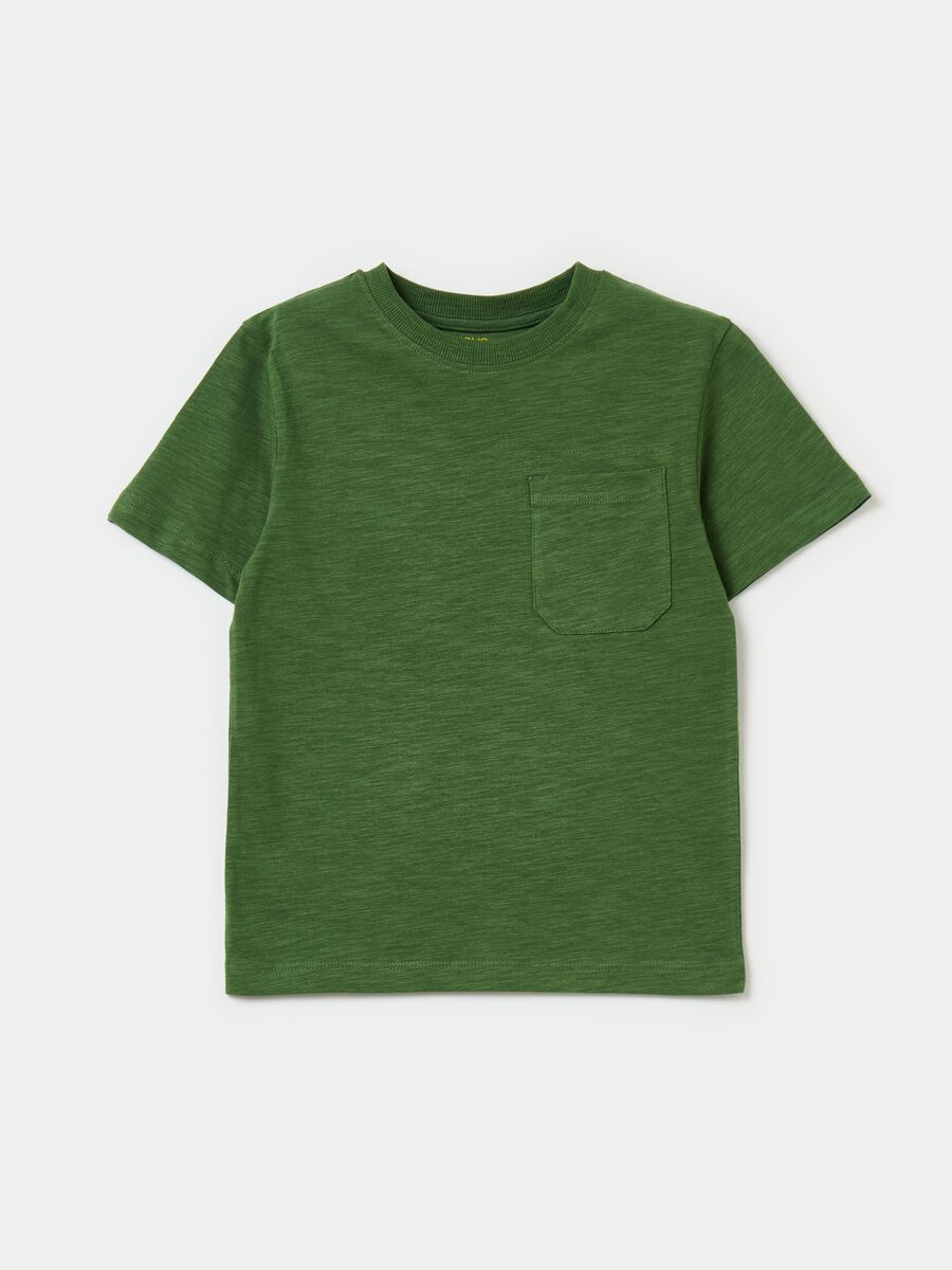 Cotton T-shirt with pocket_0