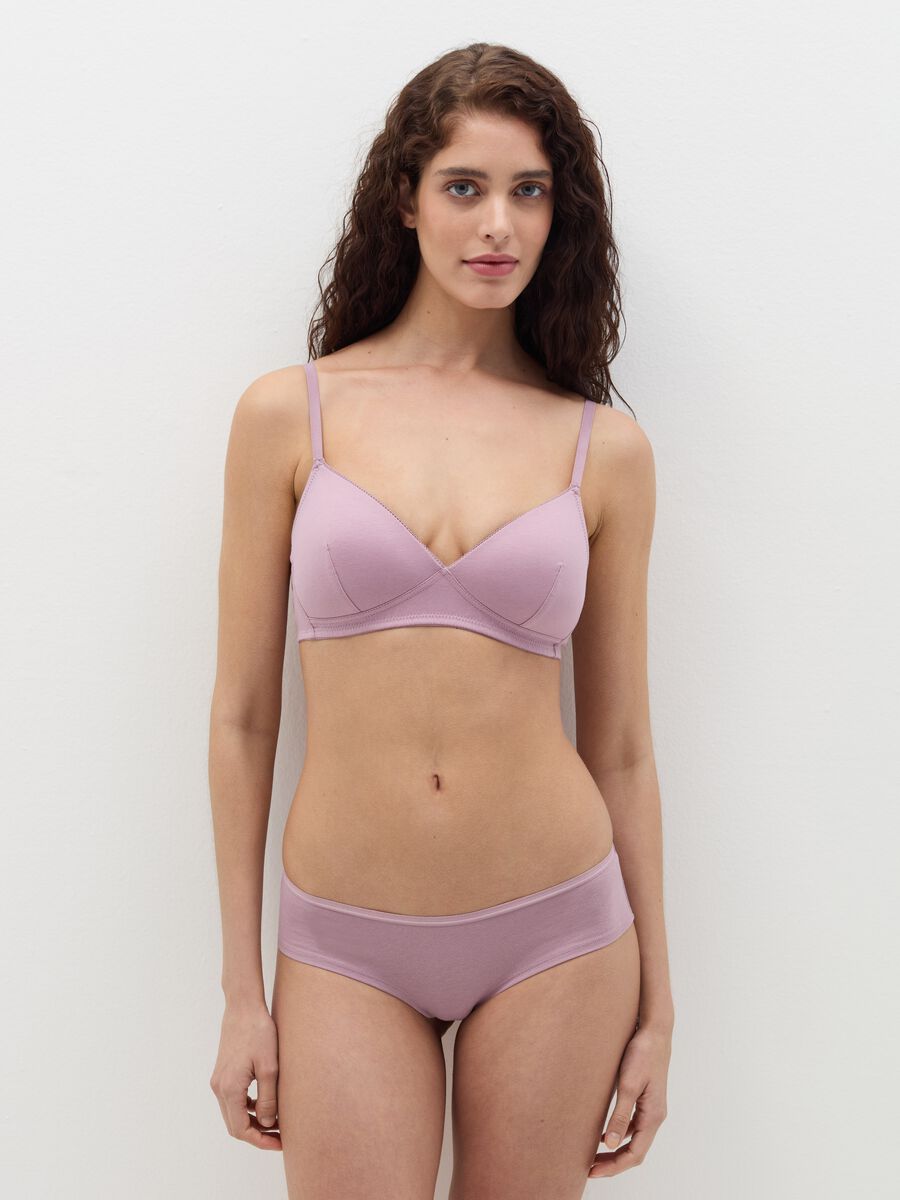 Five-pack French knickers in stretch cotton_0