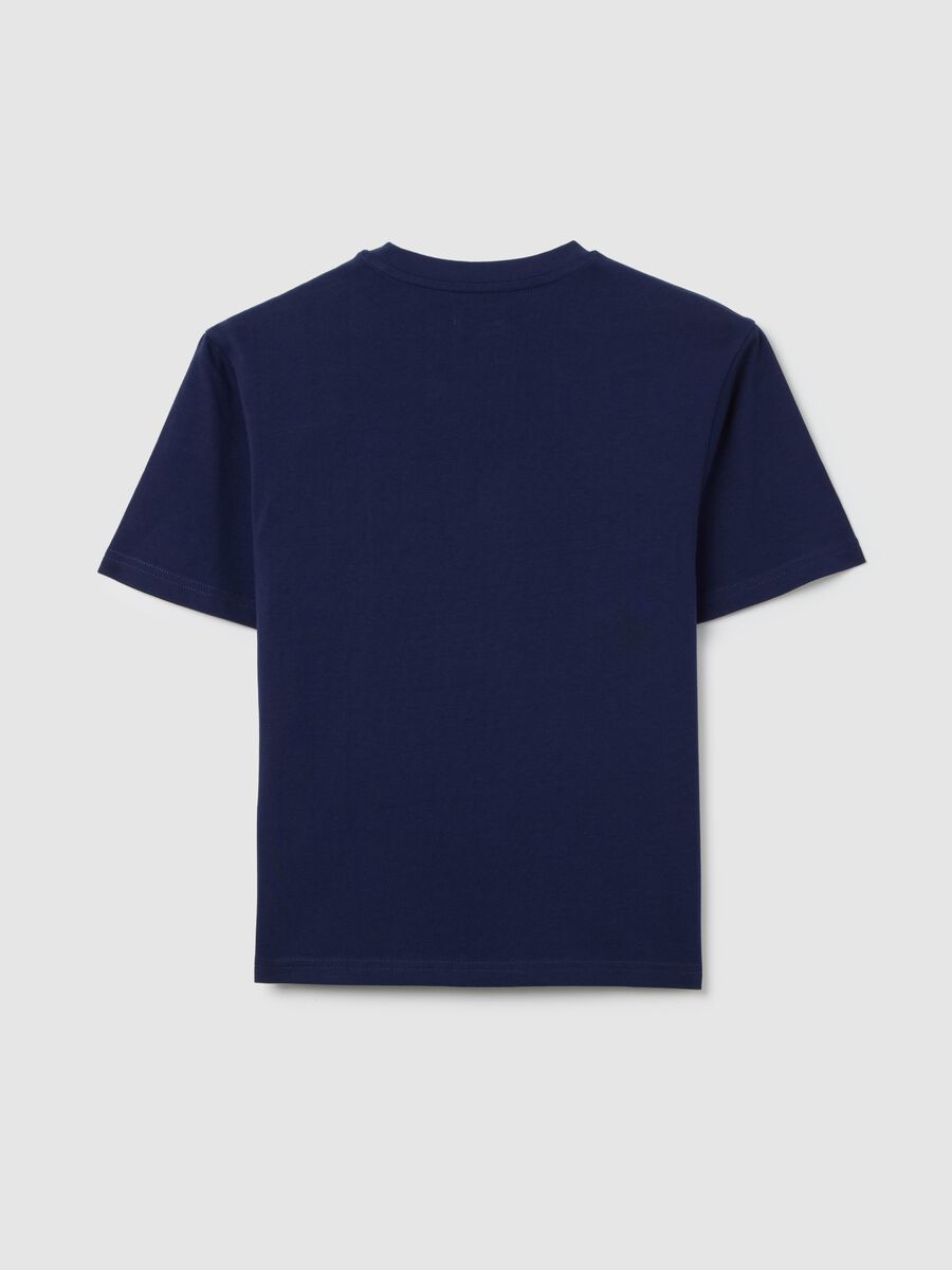 Navy blue T-shirt with pockets_4