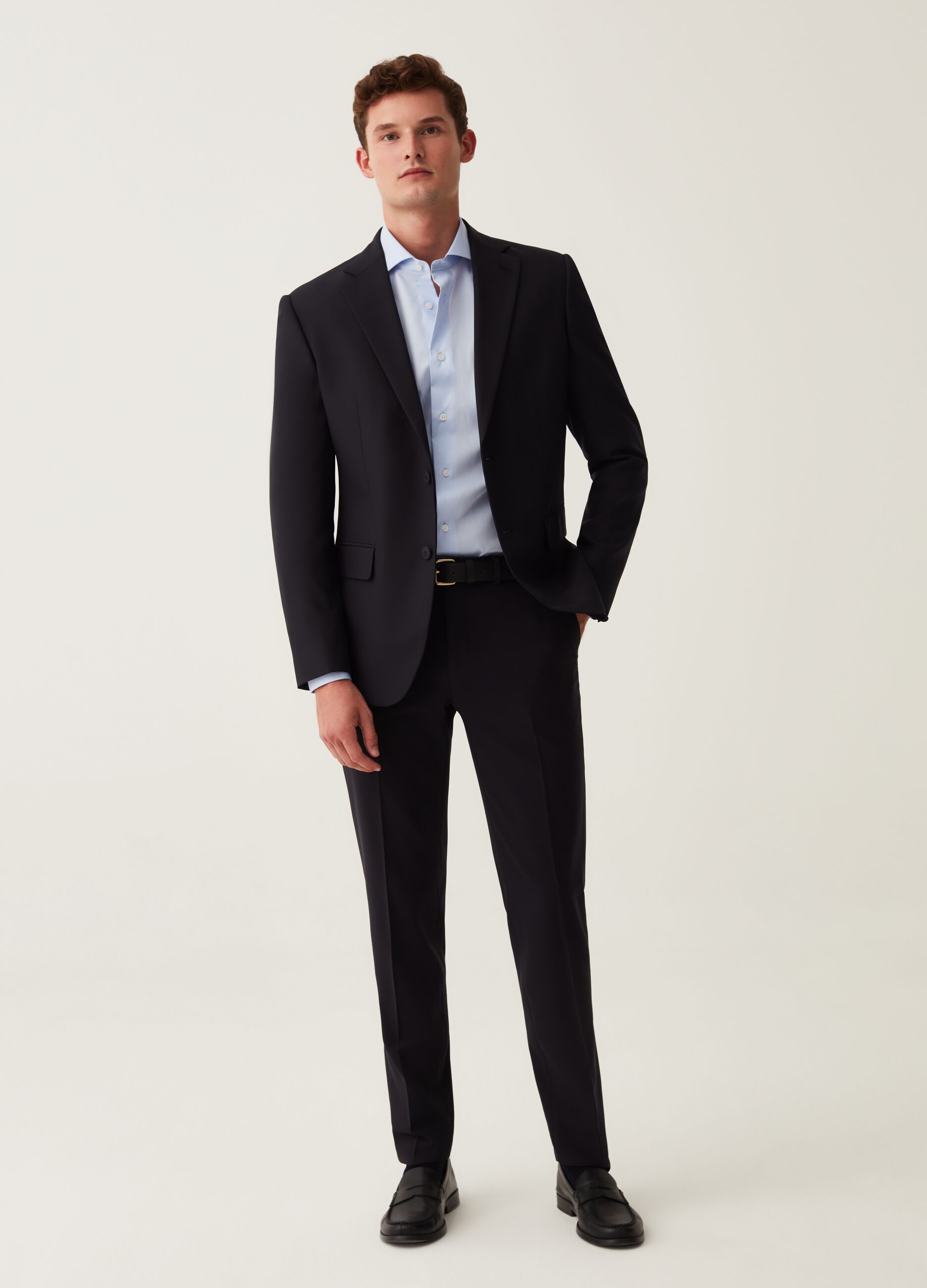 Blazer stretch blu navy_0