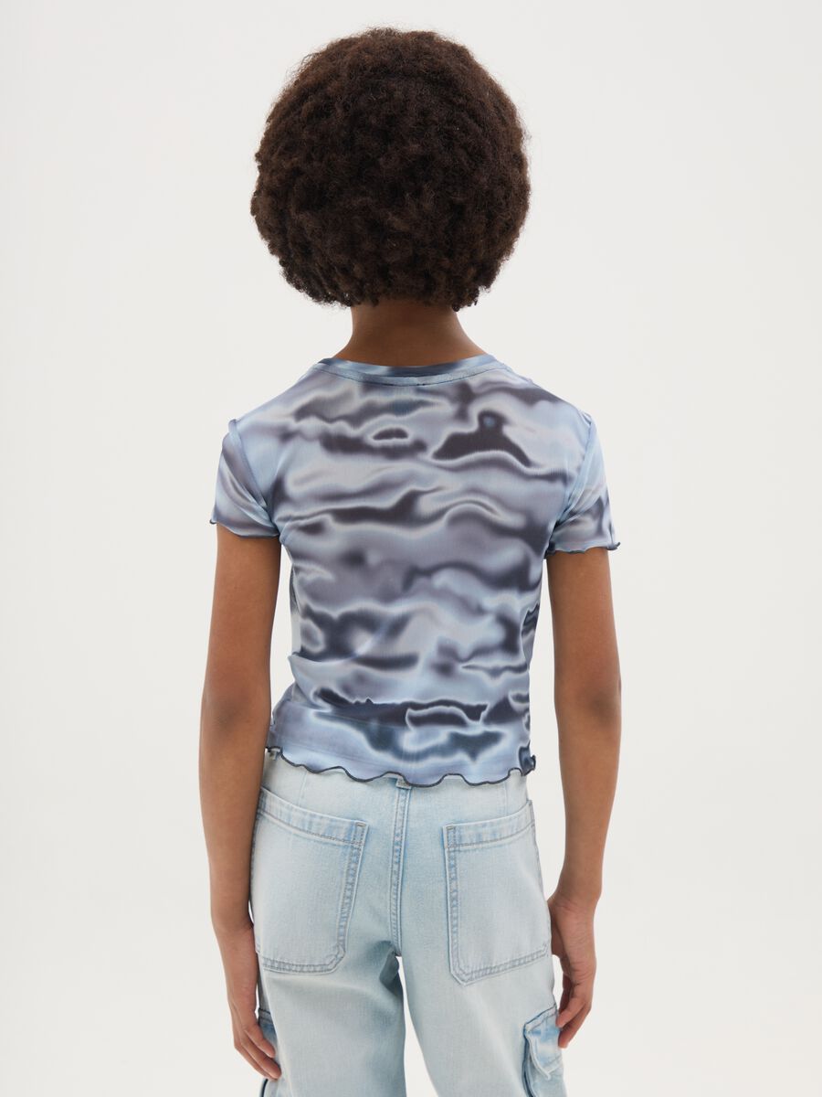 Marbled Effect Stretch T-Shirt for OVS Kids_2
