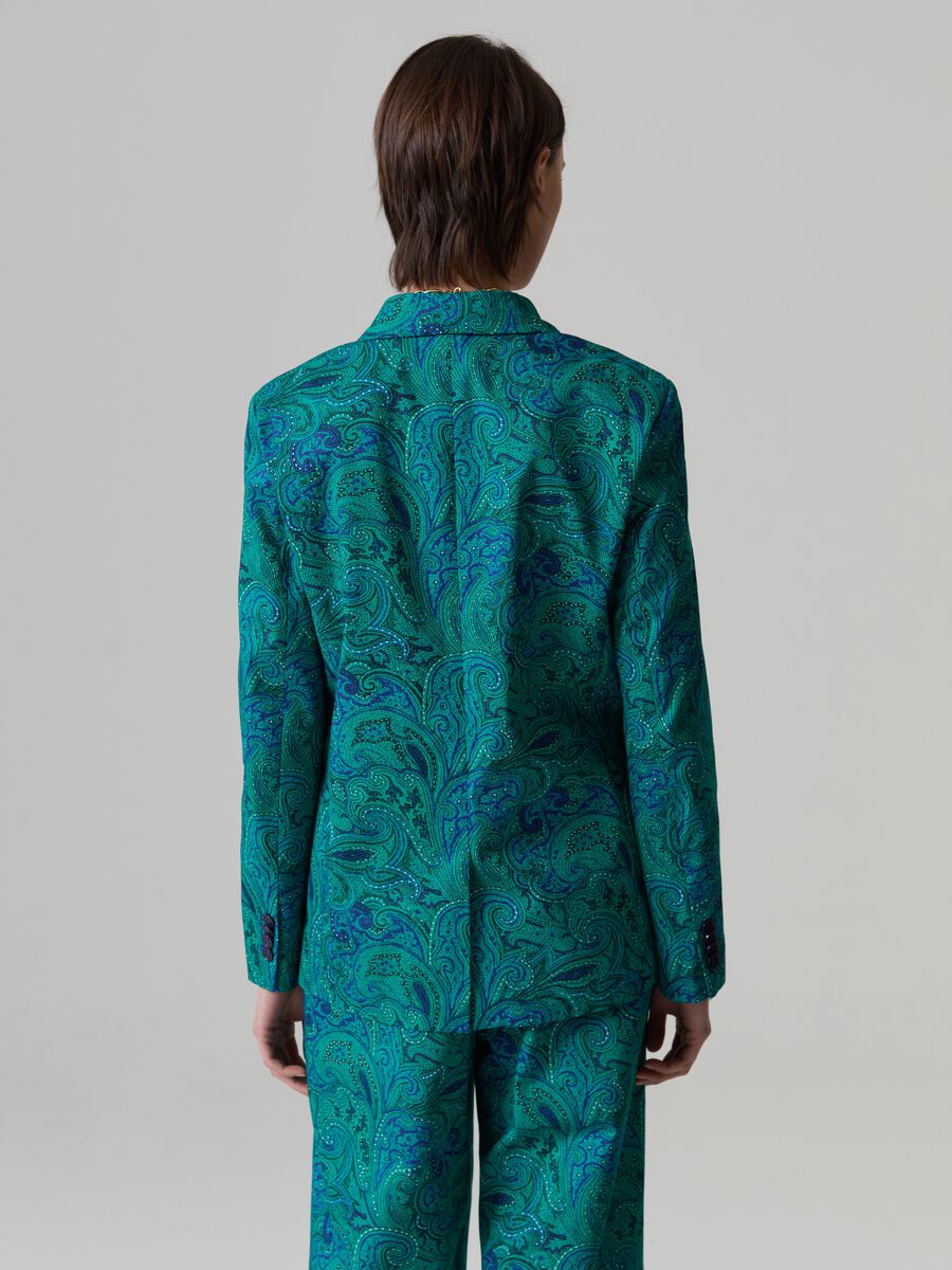 Single-breasted blazer with paisley pattern_2