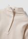 Beige pure organic cotton crew-neck top_3