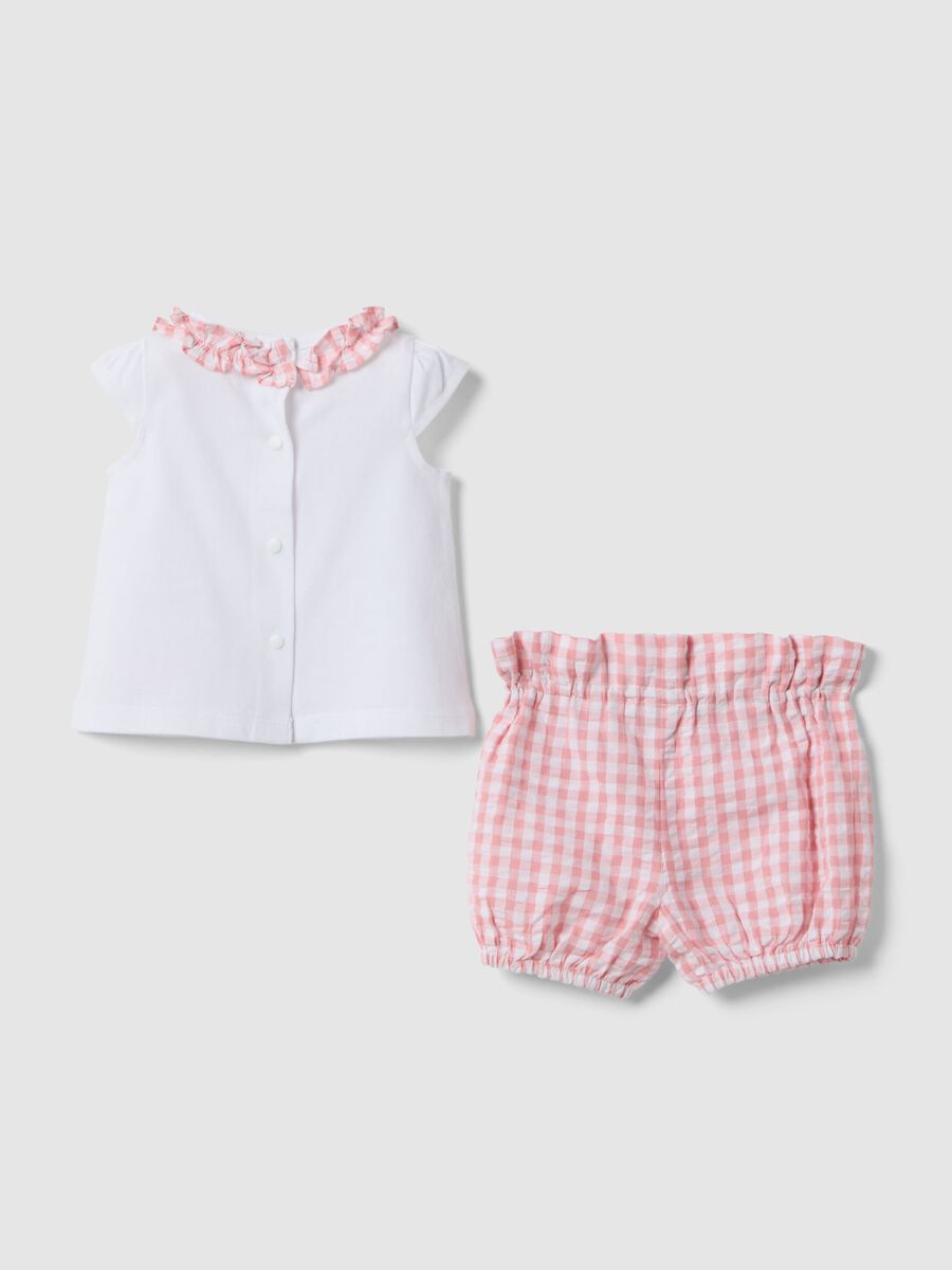 Multicolour pure cotton set for baby girls_1