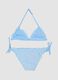 Blue triangle bikini in stretch fabric_1