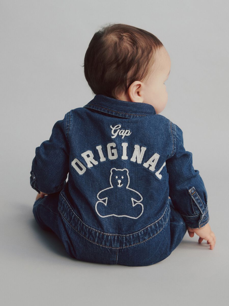 Blue Cotton Babygrow_4