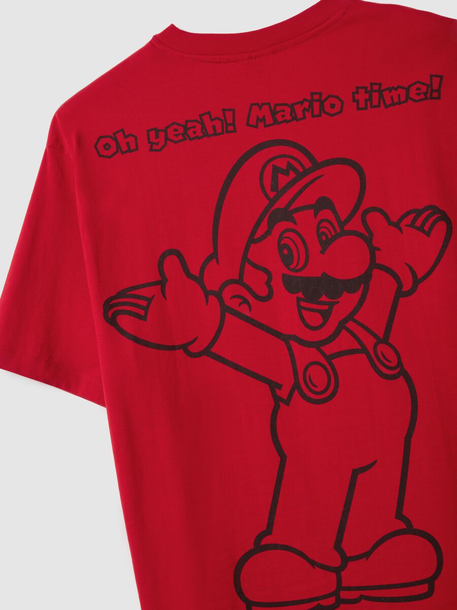 Red pure cotton T-shirt_5