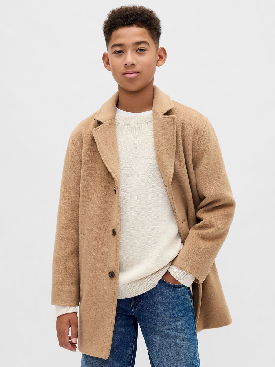 Beige Coat for Child_0