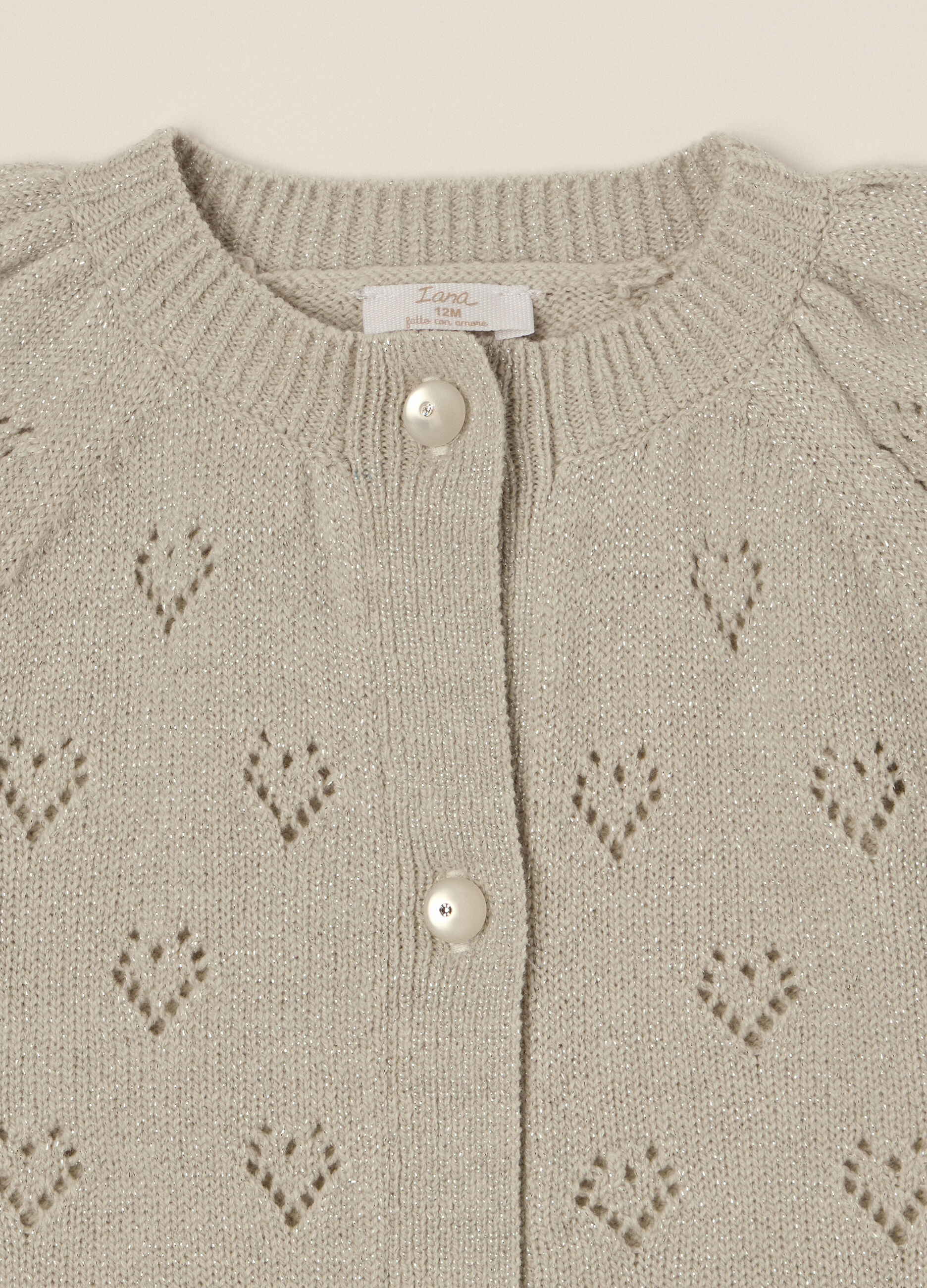 Beige Cardigan for Baby Girl