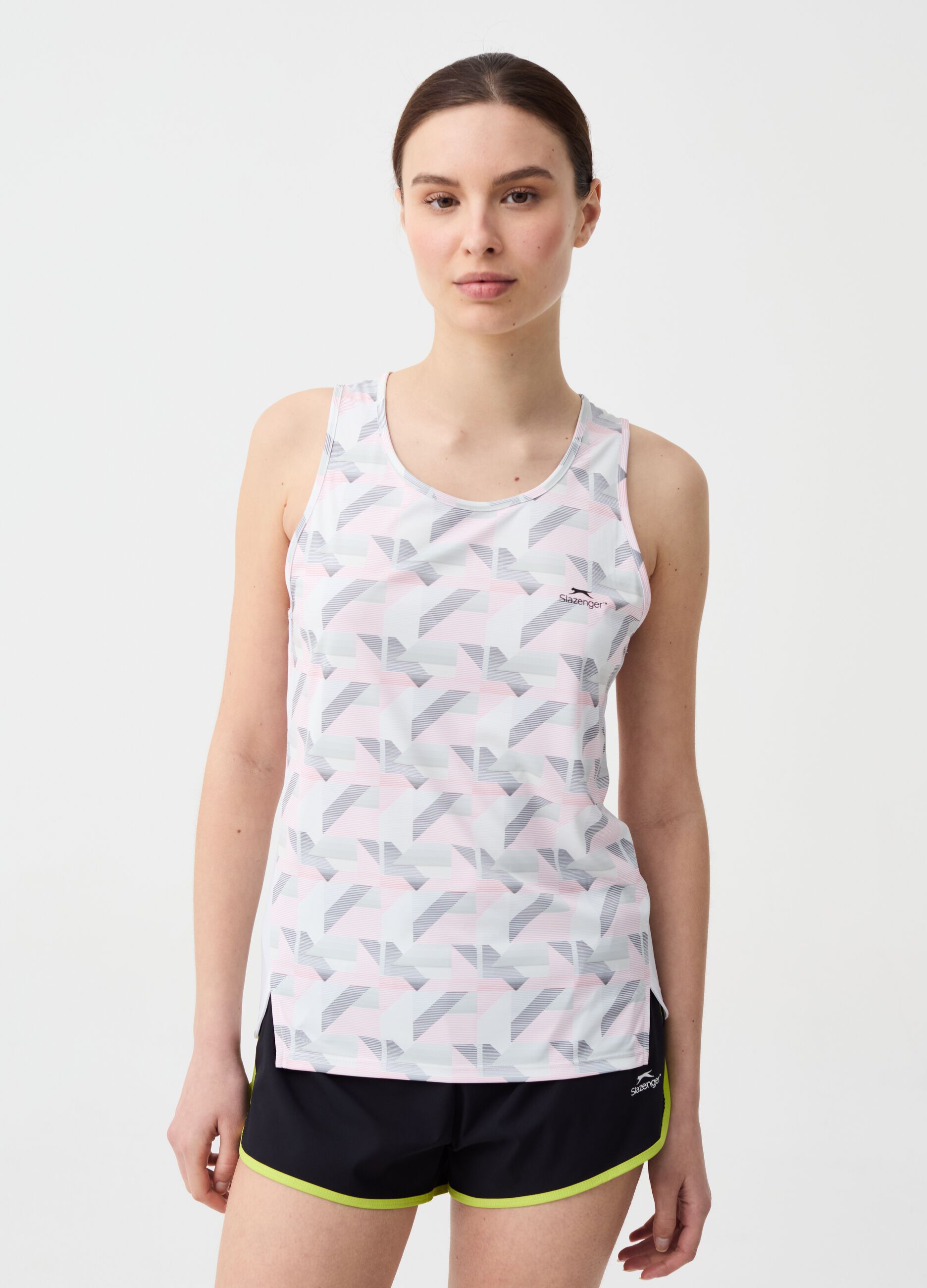 Tank top da tennis stampato Slazenger