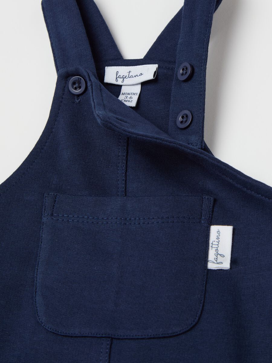 Cotton dungarees with pocket_3